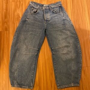 Free people barrel jeans